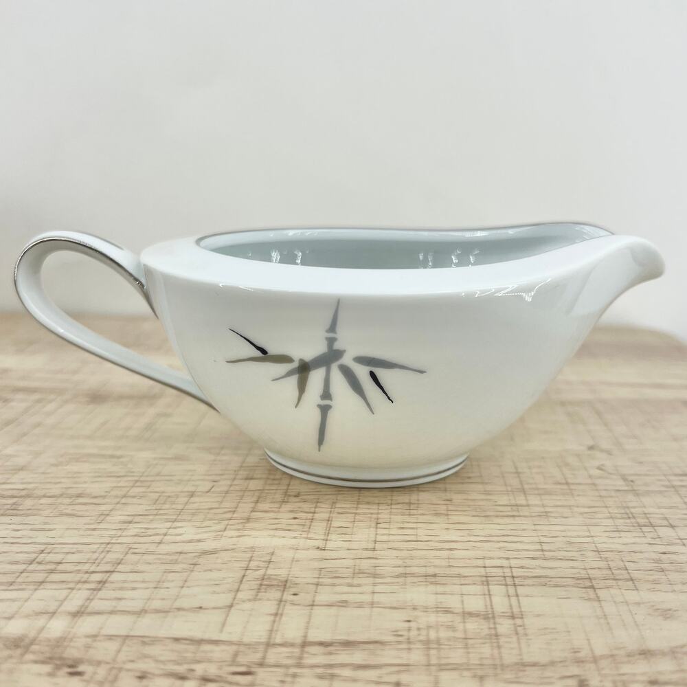 Noritake VINTAGE 50s Japanese Porcelain Sugar & Creamer Set Bamboo 2133 B06 - Picture 8 of 14